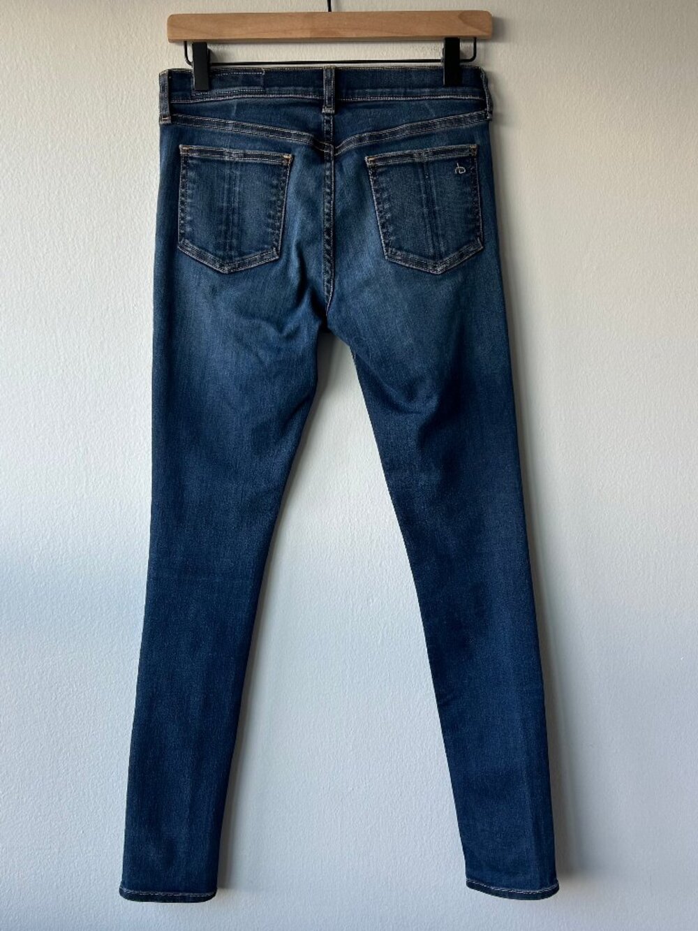 Rag & Bone Skinny Jeans Women Size 27 Bedford Wash Mid Rise Stretch Denim - Picture 5 of 11